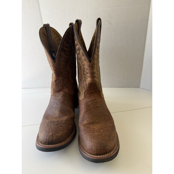 Laredo Men\'s 12 D Pinetop Western Boot 7905 Blemish Worn Leather Country Cowboy main image 8